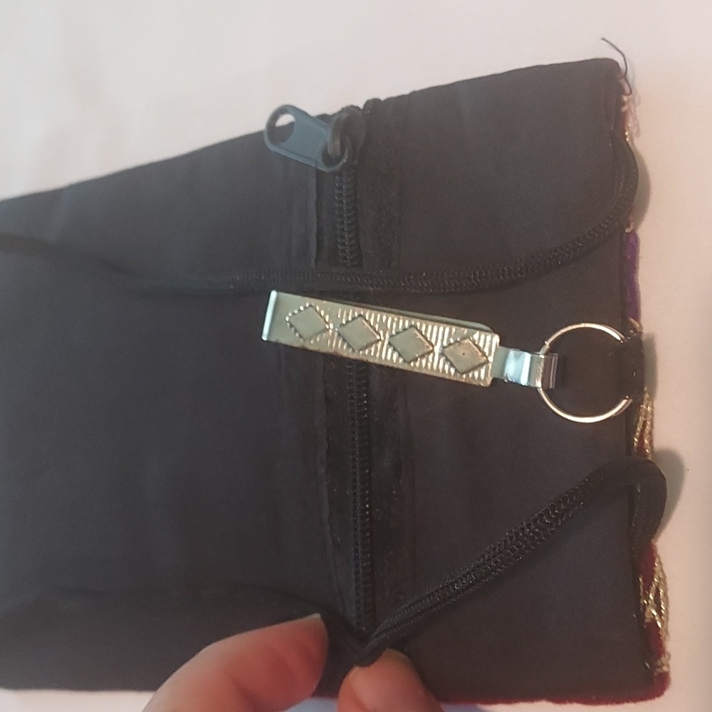 embroidered wallet purse crossbody boho festival floral style - Picture 9 of 12